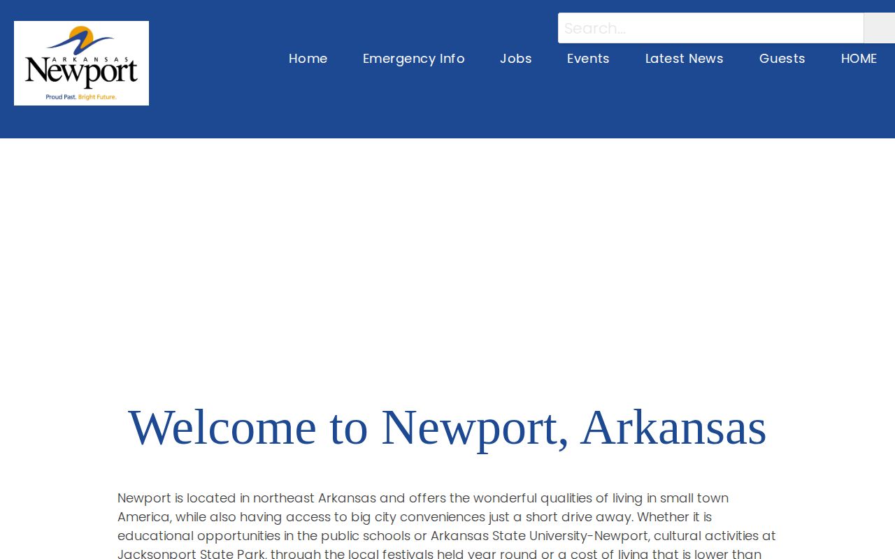 Newport Police Department contact source for Jackson County arrest records
